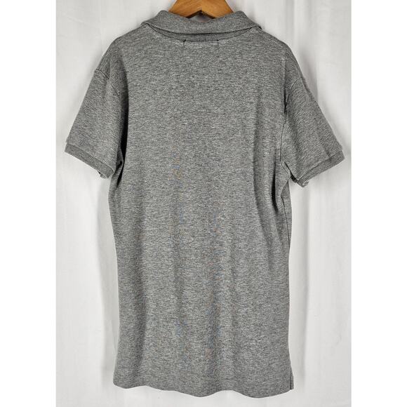 RALPH LAUREN SPORT MEN'S GRAY SLIM FIT 100% COTTON POLO SHIRT - Picture 2 of 10
